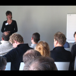 Lydia Rufer moderierte den ITSI-Workshop Lernräume und sorgte dafür, dass keine Ideen verloren gingen