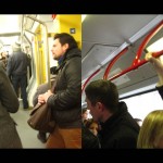 Der öffentliche Verkehr in Basel ist für viele Studierende ein wichtiger Begegnungsort - Links: Tram 11, Rechts: Bus 30